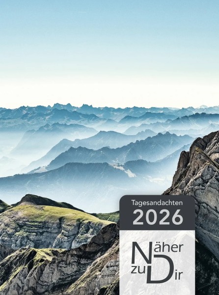 Näher zu Dir! 2026 - Buchkalender Motiv "Berge"